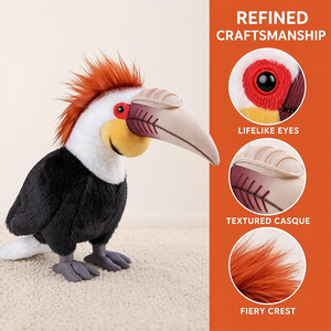 Juguete de Peluche de Cisne de India de Alta Calidad, Animales de Peluche Realistas, Figura de Pájaro Realista, Regalos para Amigos y Niños - Product Image 3