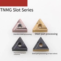 Plaquettes de coupe CNC pour outils de tournage sur tour, en carbure de tungstène, forme triangulaire