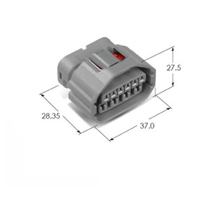 Conector de enchufe impermeable de 10 pines, conector de plástico negro para coche, para Kia Carnival MG641288 4 - Product Image 2