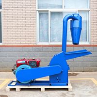 Nouveau broyeur à marteaux automatique haute capacité à économie d'énergie avec moteur pour le broyage des épis de maïs, des tiges, de la paille de riz, des copeaux de bois et de la biomasse