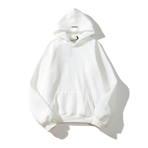 Sudaderas Essentials 100% Algodón FOG, Tejido Grueso, Color Liso, Tejido de Punto, Manga Larga, Talla Grande, Transpirable, Blanco Liso - Product Image 2