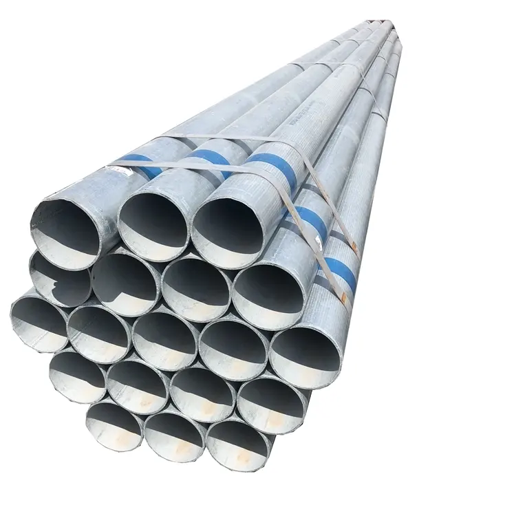 Tubos de acero galvanizado sin costuras, tubos de acero suave de 200mm de diámetro, fabricantes de china