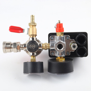 Ensemble de pressostat automatique à quatre trous avec vanne à boisseau sphérique G1/2 SPDT Air 100 PSI IP54 - Product Image 1