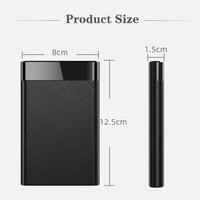 Boîtier de disque dur mécanique USB 3.1 de 2,5 pouces, boîtier de disque SSD USB3.0 pour ordinateur de bureau Lastop