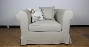 Hampton Style Modern Simple Fabric <strong>Sofa</strong> <strong>Bed</strong> One Seat High-End Apartment PRIME HOME PHSF1006-1 - Product Image 4