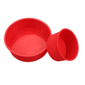Liquidation 4/6/8/10 pouces ensemble de moules à gâteau en Silicone rond-moules de cuisson antiadhésifs pour <span class=keywords><strong>pain</strong></span> en mousseline de soie bricolage Dessert faisant - Product Image 5