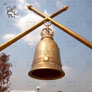 BLVE personnalisé grand extérieur en métal artisanat église utiliser laiton cloche fonte Bronze Antique église cloche peut sonner - Product Image 3