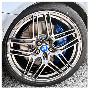 Nouvelles jantes en alliage d'aluminium forgé diamantées argentées haute performance de 20 à 22 pouces avec ET de 40 mm pour S-Class/Maybach Audi A8/RS7 5x112 - Product Image 1