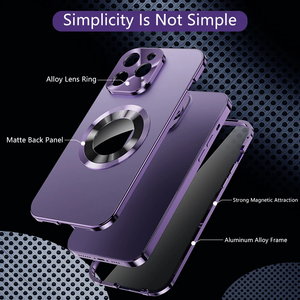 Coque de Téléphone Magnétique Double Face Intégrale de Confidentialité Couleurs Originales Premium <span class=keywords><strong>pour</strong></span> <span class=keywords><strong>iPhone</strong></span> 15 14 13 Pro - Product Image 5