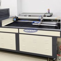 Máquina de serigrafía con estructura de brazo oblicuo con sistema de curado UV para PVC/PCB/hoja de metal/película de papel
