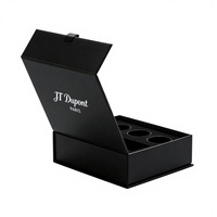 Boîte cadeau de luxe écologique à fermeture magnétique rigide, doublée d'éponge, avec poignée, imperméable, réutilisable, impression de logo personnalisée, finition mate