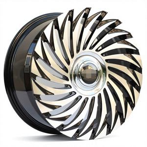 <span class=keywords><strong>Jante</strong></span> de suspension en alliage <span class=keywords><strong>d</strong></span>'aluminium forgé noir multi-rayons pour Velar Freelander 2 Defender Discovery Sport - Product Image 1