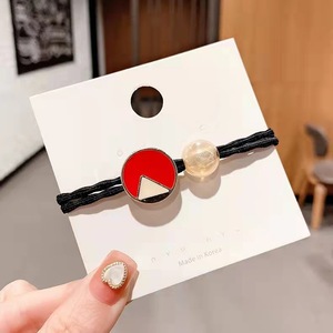 Coletero de Dos Tonos Estilo Coreano con Cuentas de Colores Mixtos, Adorno para el Cabello de Uso Diario para Niñas - Product Image 4