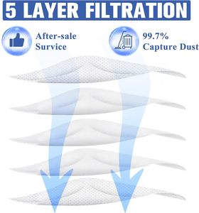 Sacchetti polvere <span class=keywords><strong>ricambi</strong></span> <span class=keywords><strong>aspirapolvere</strong></span> per accessori Kirby G7E G10 G10E G5 G6 KY10 MK2 MK3 - Product Image 5