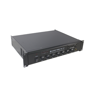 Amplificateurs de mixage Rms 260w avec sources <span class=keywords><strong>audio</strong></span>, contrôle de priorité et de tonalité, amplificateurs de mixage vocal clairs - Product Image 1