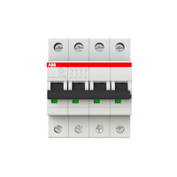 Disjoncteur miniature 2CDS254001R0257 S200 K, 4 pôles, pouvoir de coupure 20 kA, 1,6 A, 440 V CA, série 110 V CC