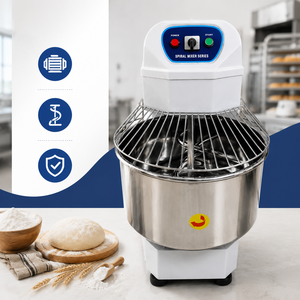 Mélangeur Spirale Électrique Commercial Haute Efficacité pour Pains et Pizzas avec Protection de Sécurité pour les Entreprises de Boulangerie - Product Image 2