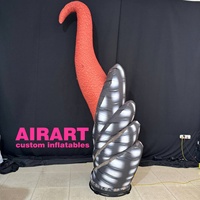 Ballon Escargot pour Accessoires de Scène, Escargot Gonflable Géant pour Expositions d'Aquarium
