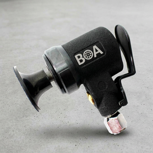 BOA Right Angle Pneumatic Grinder 125mm Wheel 12000 RPM Rear Exhaust Metal Deburring Tool - Product Image 1