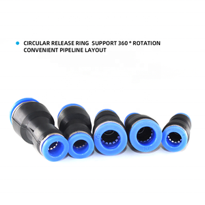 Conector Reductor <span class=keywords><strong>de</strong></span> Tubo Neumático, Acoplamiento Rápido, Tubo <span class=keywords><strong>de</strong></span> Empuje, <span class=keywords><strong>Manguera</strong></span> <span class=keywords><strong>de</strong></span> <span class=keywords><strong>Aire</strong></span> <span class=keywords><strong>de</strong></span> Plástico, Conector <span class=keywords><strong>de</strong></span> Un Toque, Conexión Neumática Reductora - Product Image 4