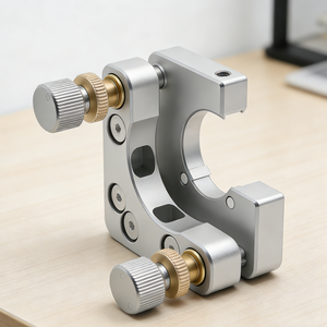 Support miroir cinétique CNC 2 axes sur mesure avec usinage par électroérosion à fil et acier inoxydable - Approuvé ISO9001 pour systèmes laser et expériences optiques - Product Image 1