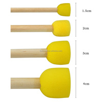 Ensemble de pinceaux de peinture pour enfants, forme personnalisée, écologiques, non toxiques, en plastique, à tenir verticalement
