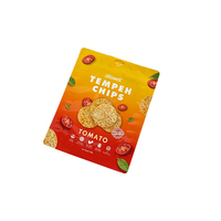 Sachet d'emballage alimentaire personnalisé imprimé, réutilisable, souple au toucher, avec fermeture éclair, pour bonbons et gommes