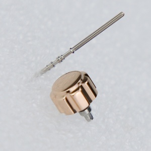 Couronne à visser robuste et volumineuse, étanche, en acier inoxydable 316L de 7,2 mm, sans logo, finition brossée brillante, modèle H&T 009, pour mouvements NH34 NH35 <span class=keywords><strong>NH36</strong></span> - Product Image 5