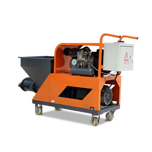 Gran oferta, máquina de hormigón proyectado, pulverización de mortero de Hormigón/máquina de enyesado por pulverización con motor, bomba, Motor, componentes clave, vendedor superior - Product Image 6