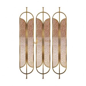 ANN6548 Modern Handmade Stainless Steel <b>Decorative</b> <b>Screen</b> Partition Coating Technology Customizable Unique Pattern - Product Image 5