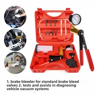Kit de test et de purge automobile, pompe à vide manuelle, outil de purge de freins pour une seule personne, pistolet d'aspiration en cuivre