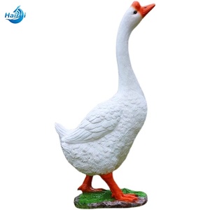 Décorations extérieures en résine sur mesure pour fermes familiales et parcs - Sculptures d'animaux tels que des coqs en fibre de verre - Product Image 6