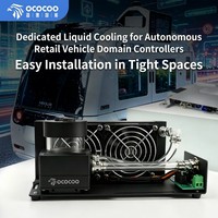 Système de refroidissement liquide compact AC160 avec sortie latérale 160 mm, combo pompe-radiateur pour l'IA, l'edge computing, les systèmes SFF, la médecine et les lasers