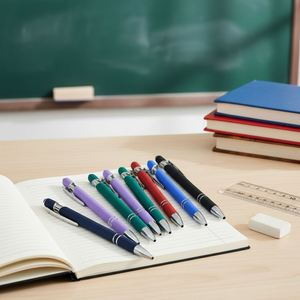 Muestra Gratuita, Bolígrafos Personalizados al por Mayor para Material Escolar, Bolígrafo de Plástico con Pantalla Táctil, Regalo Publicitario, Bolígrafos con Clic - Product Image 3