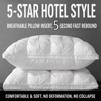 Elastischer, waschbarer Kissenbezug für Erwachsene mit dreieckiger Form zur Nackenstützung für Camping und Heimgebrauch - 100% Polyester