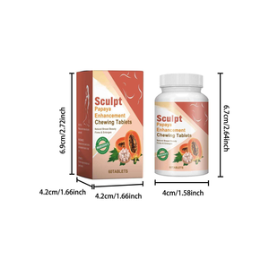 ODM/OEM Natürlicher Papaya-Extrakt Kaubare Pillen zur Brustvergrößerung für Erwachsene, Immununterstützung und Energiemanagement, 60 Stück - Product Image 6