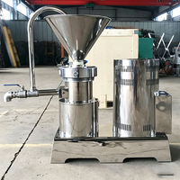 Broyeur colloïdal commercial en acier inoxydable à grande vitesse avec broyage électrique pour la fabrication de beurre de cacahuète