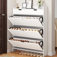 Meuble de rangement modulaire de luxe en panneaux de particules, facile à assembler, pour chaussures, idéal pour salon, appartement, entrée de maison - Prix de gros