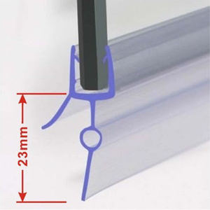 Échantillon gratuit <span class=keywords><strong>porte</strong></span> <span class=keywords><strong>de</strong></span> <span class=keywords><strong>douche</strong></span> <span class=keywords><strong>en</strong></span> <span class=keywords><strong>verre</strong></span> Transparent PVC étanche bande d'étanchéité <span class=keywords><strong>douche</strong></span> bande d'étanchéité <span class=keywords><strong>porte</strong></span> inférieure pour 4-6mm - Product Image 4