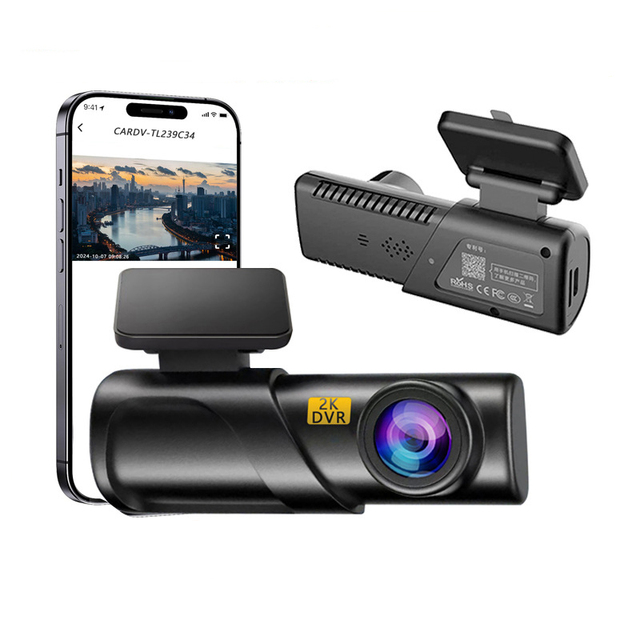 New Universal HD WIFI Dash Cam with 24-Hour Monitoring and Covert Recording System Car Front 2K High Resolution Recorder