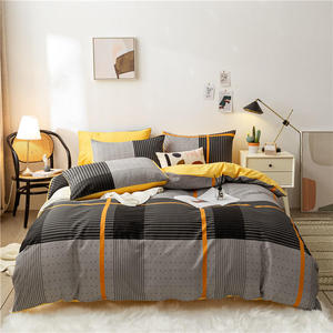 Duy Nhất Nữ Hoàng Vua Kích Thước Rắn Màu <span class=keywords><strong>Comforter</strong></span> Bộ Đồ Giường Đặt Quilt Cover <span class=keywords><strong>Set</strong></span> Với Khăn Trải Giường - Product Image 5