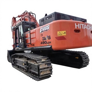 รถขุดฮิตาชิ ZX490 มือสองสำหรับขาย รถขุดไฮดรอลิกแบบตีนตะขาบฮิตาชิ ZX490LCH น้ำหนัก 49 ตัน พร้อมเครื่องยนต์อีซูซุ สภาพดี - Product Image 1