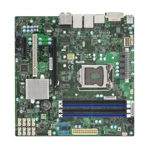 X11SAE-M ATX รุ่นที่ 5/6 LGA-1151 C236 DDR3-2400MHz รองรับซีพียู I7/I5/I3 สี่ตัว เมนบอร์ดเซิร์ฟเวอร์แบบ Refurbished 2 PCIe 3.0 X16 USB - Product Image 1