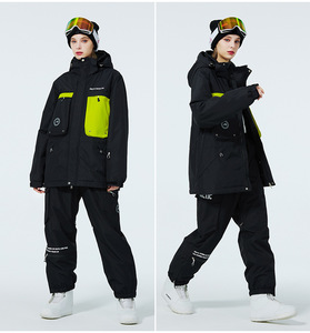 Veste de <span class=keywords><strong>ski</strong></span> pour femmes en plein air hiver épaissie robe de <span class=keywords><strong>ski</strong></span> chaude et résistante au froid robe d'alpinisme pour fille <span class=keywords><strong>manteau</strong></span> imperméable coupe-vent - Product Image 3