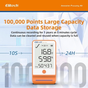 Elitech GSP-6PRO 플라스틱 온도 습도 데이터 로거 16000 포인트 기록계, 백신 냉장 콜드 체인용 OEM - Product Image 4