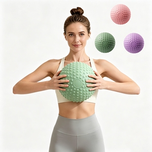 Thickened Antislip Customizable Pilates Fitness Yoga <b>Ball</b> PVC 25cm Diameter Yoga <b>Ball</b> <b>Massage</b> With Air Pump - Product Image 1