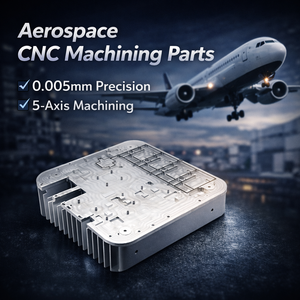 Piezas de Mecanizado <span class=keywords><strong>CNC</strong></span> Aeroespaciales Personalizadas, Piezas de Fresado y Torneado de Acero Inoxidable, Aluminio y Titanio - Product Image 1