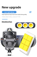 Projecteur Aurora 6000K, lentille de projecteur pour phares, phares Bi LED, lentille de projecteur laser
