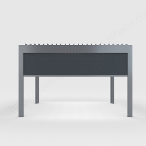 Techo de Celosía de Aluminio Impermeable Moderno y de Lujo para Pérgola de Jardín Exterior - Product Image 5