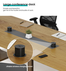 Ensemble table et chaises de <span class=keywords><strong>conférence</strong></span> de luxe moderne et grande salle de réunion 10 personnes pour bureau pour entreprise - Product Image 3